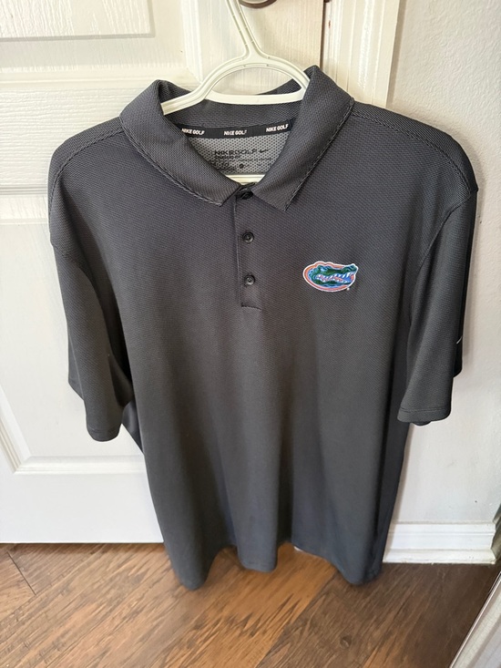 Nike Other - Nike Men’s Dark Gray Polo with Florida Gators Patch